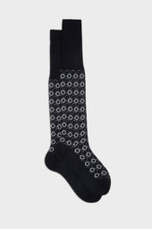 CALZA IVAN. 100% COTONE, BLACK.