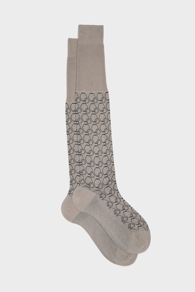 CALZA IVAN. 100% COTONE, PEARL.