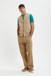 Canvas Garment Dyed Vest