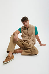 Canvas Garment Dyed Vest