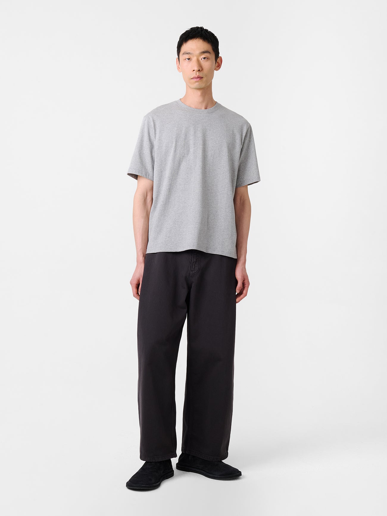 Bric T Shirt In Grey Marl