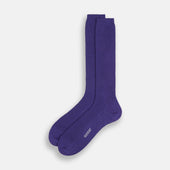 Violet Mid Length Merino Socks