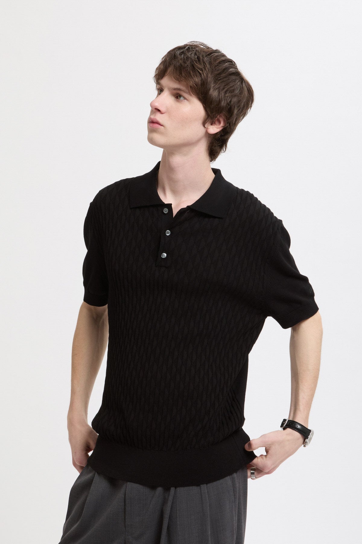 Pattern Stitch Ss Polo