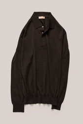 Rye Paperweight Merino Long Sleeve Polo
