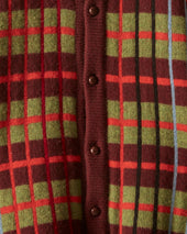 County Plaid Cardigan