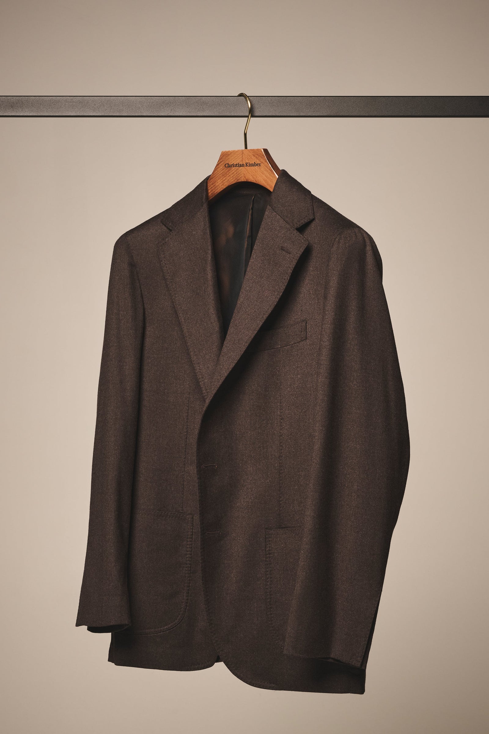 Naples Blazer Wool Silk Flannel