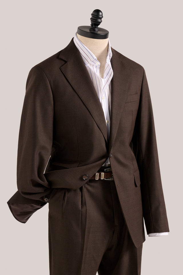 Albert Suit Blazer - Wool- Chocolate