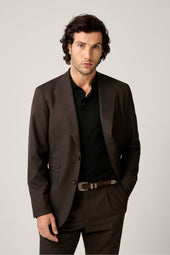 Albert Suit Blazer - Wool- Chocolate