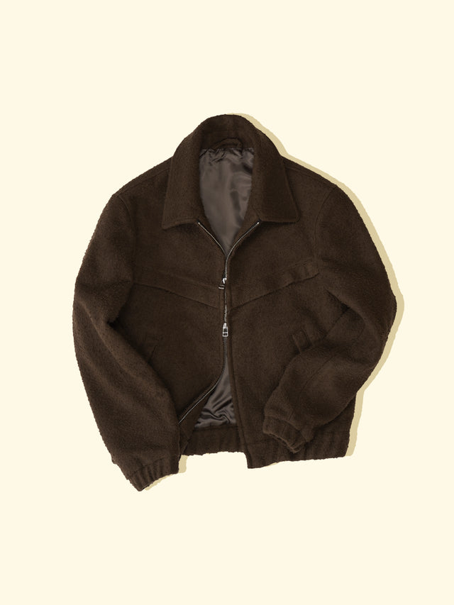 Wingman Blouson - Dark Teddy — The Anthology