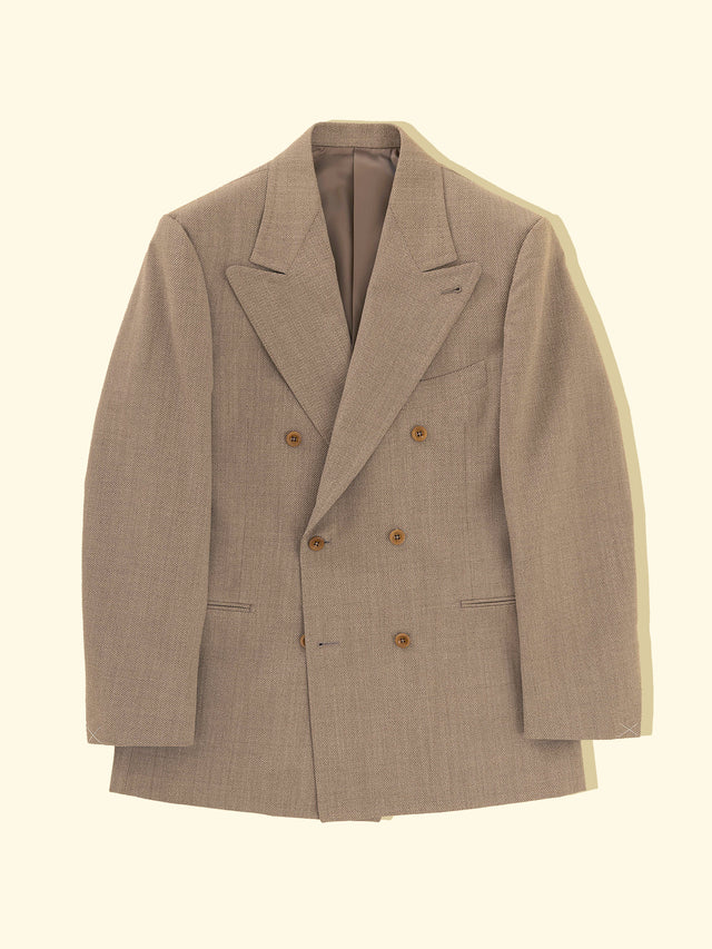 Tropical Cavalry Twill Suit Jacket - Sand — The Anthology