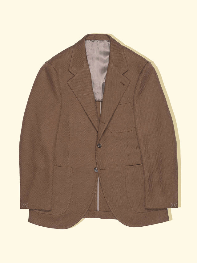 Natural Flex Wool Twill Sport Jacket - Toffee — The Anthology