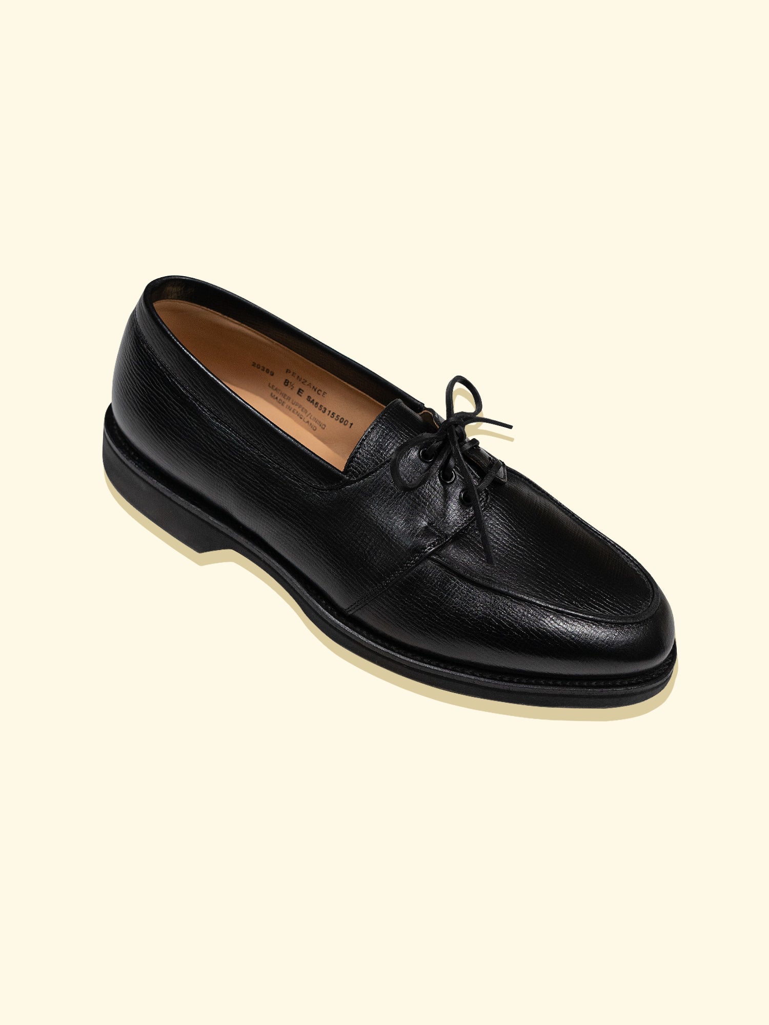 Penzance Moccasin By Crockett Jones For The Anthology Textured Grain Calf The Anthology