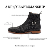 The Dylan Jodhpur Boot In Woven