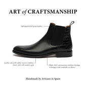 The Hiro Chelsea Boot In Midnight