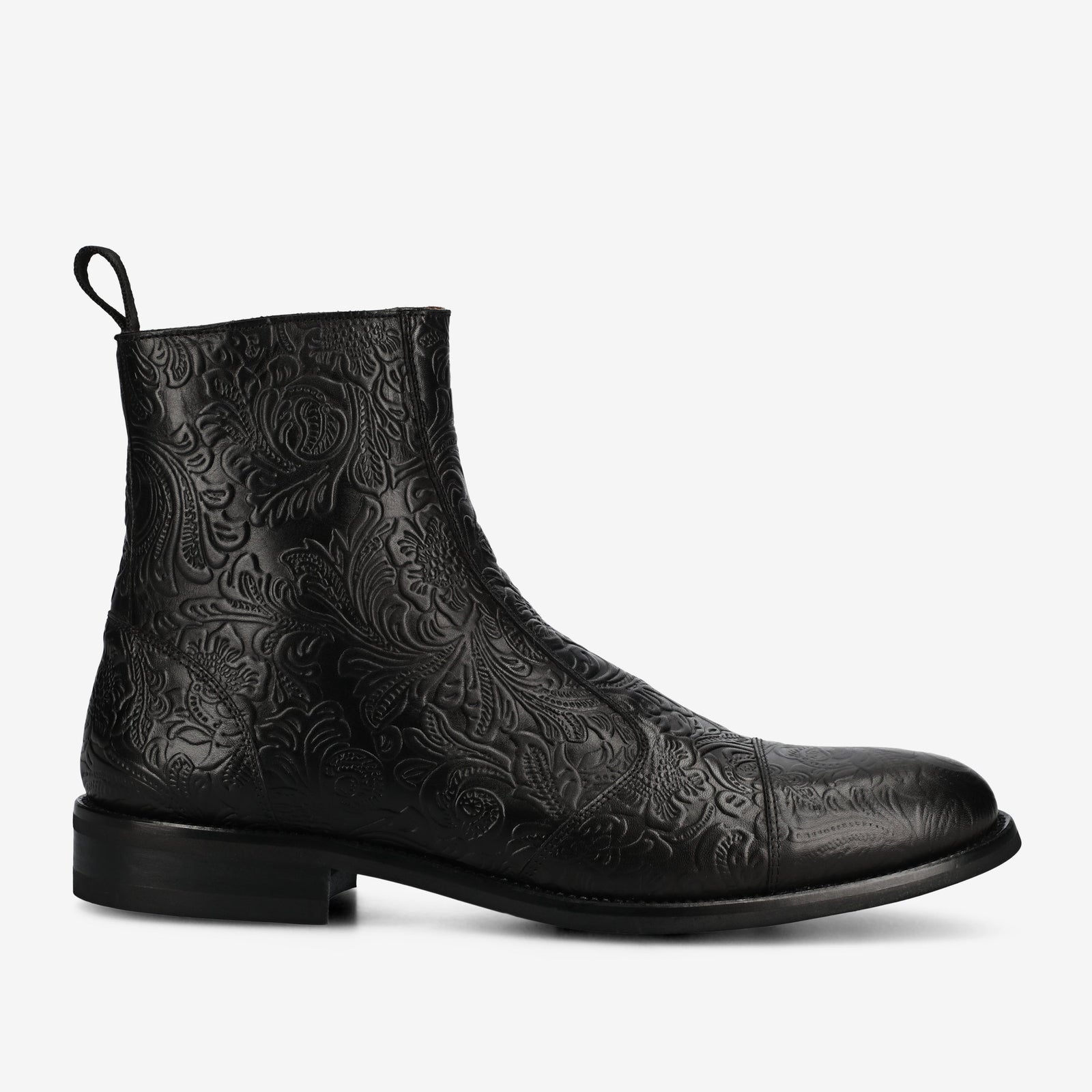 The Lewis Boot In Noir Viejo