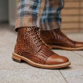 The Rome Boot In Woven