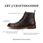 The Rome Boot In Marron Viejo