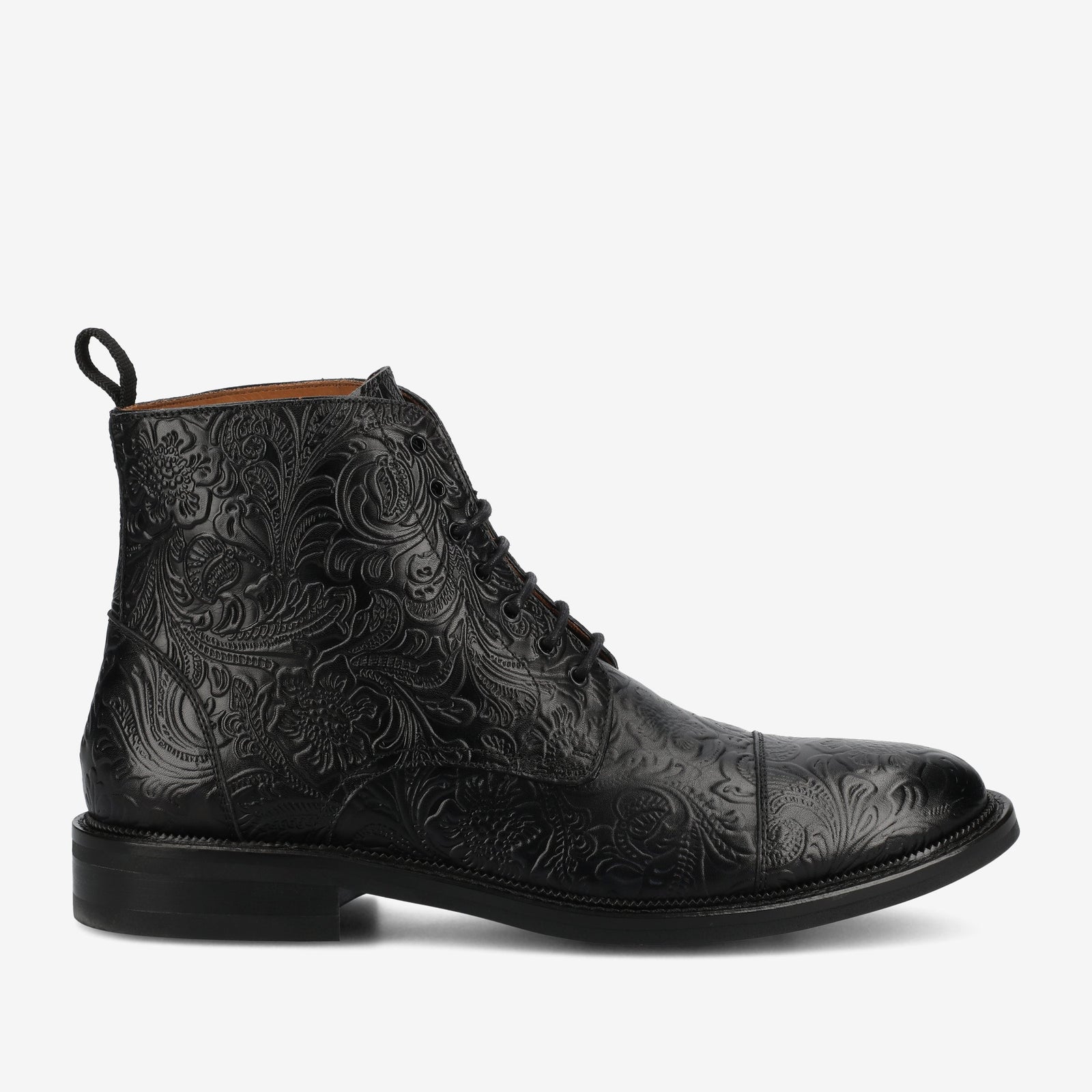 The Rome Boot In Noir Viejo