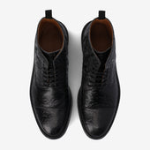 The Rome Boot In Noir Viejo