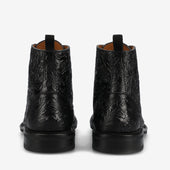 The Rome Boot In Noir Viejo