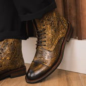 The Rome Boot In Oro Viejo