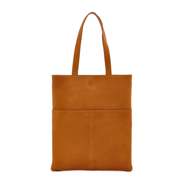 Oriuolo | Shopping da uomo in pelle invecchiata colore naturale