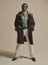 Made In England Oversized Wool Duffle Coat