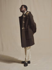 J.Press × Buck Mason Tobacco Gloverall Monty Duffle Coat
