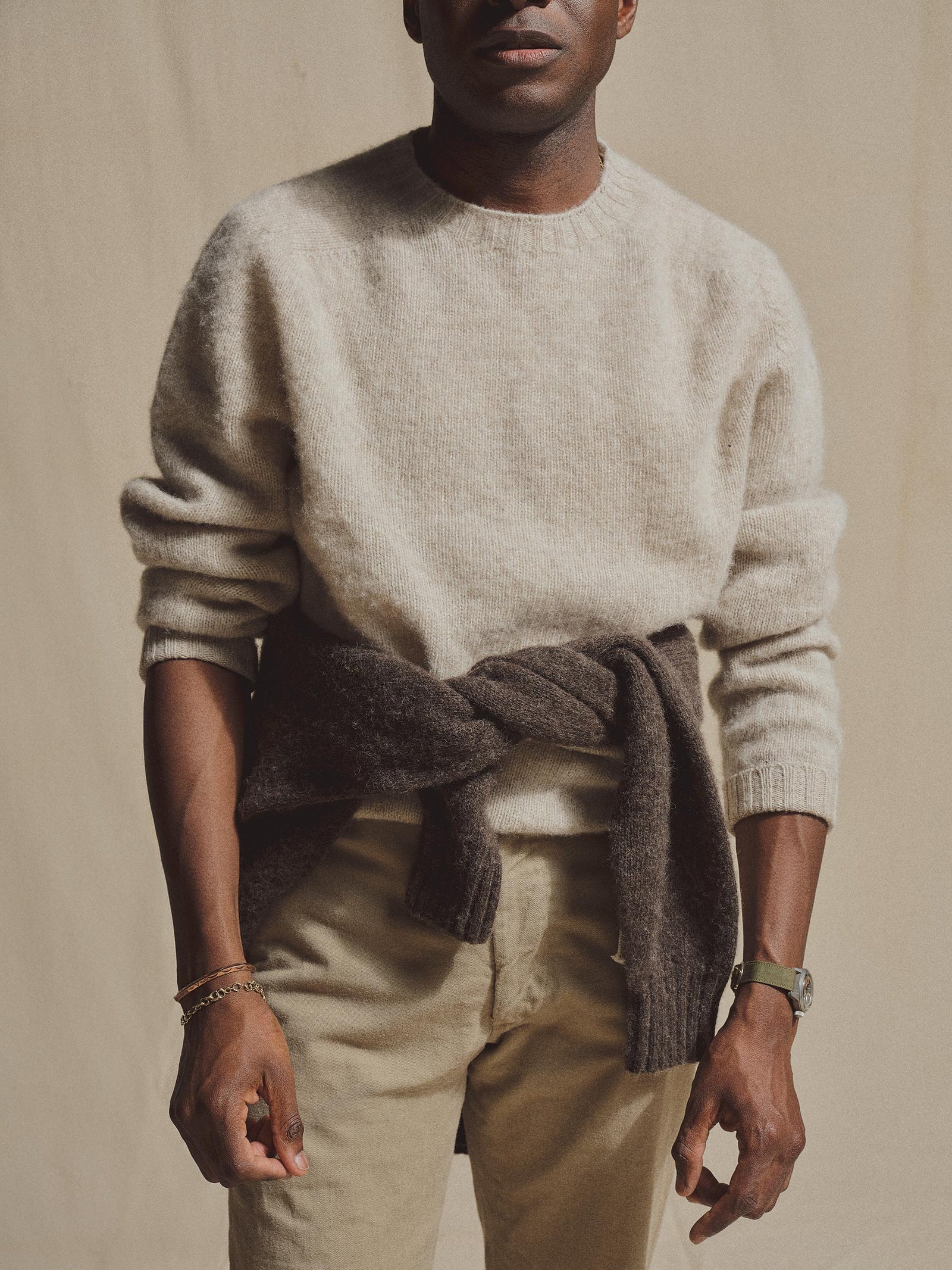 J.Press × Buck Mason Oyster Shaggy Dog Sweater