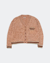 Bulb Cardigan Twisted Pink