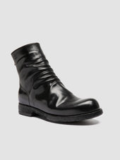 BULLA DD 103 - Black Leather Zipped Boots