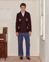 Bullion Card Suit Jacket