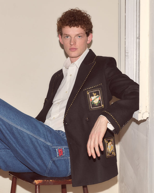 Bullion Card Suit Jacket