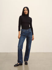 Black Cloud Jersey Turtleneck