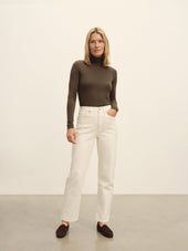 River Rock Cloud Jersey Turtleneck