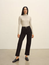 Sand Drift Cloud Jersey Turtleneck