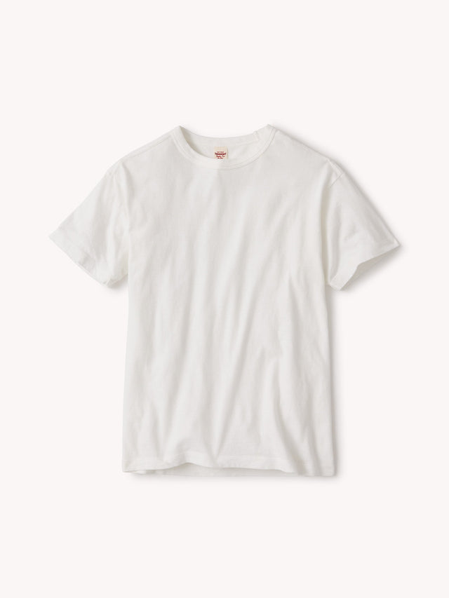 White Toughknit Easy Tee