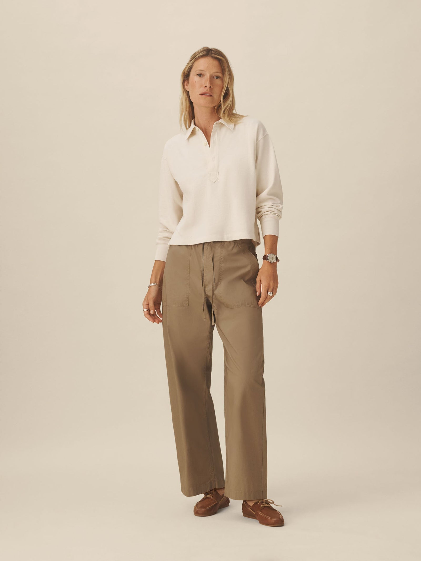 Putty Parachute Poplin Pull-On Pant