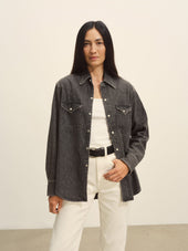 Nep Denim Western Shirt
