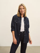 Nep Denim Western Shirt
