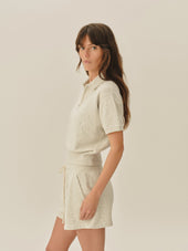 Vintage Interloop Short Sleeve Quarter Zip