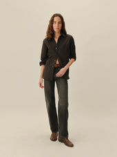 Washed Black Mainstay Cotton Shirt