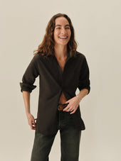 Washed Black Mainstay Cotton Shirt