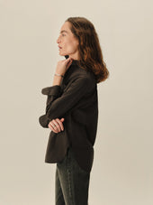 Washed Black Mainstay Cotton Shirt