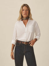 White Mainstay Cotton Shirt