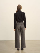 Black Pacific Silk Shirt