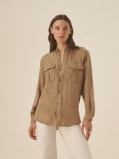 British Khaki Officer Shirt