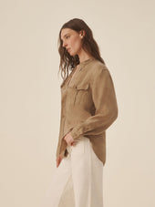 British Khaki Officer Shirt