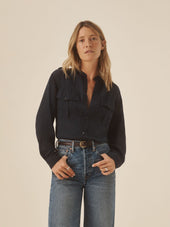 Dress Navy Officer Shirt