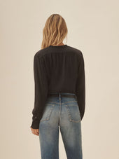 Black Silk Chateau Shirt